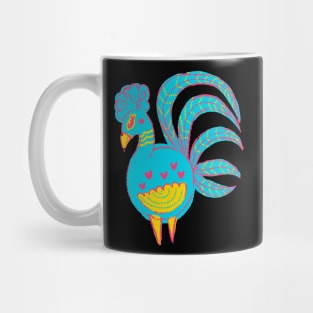 Blue Silkie Chicken Bird Mug